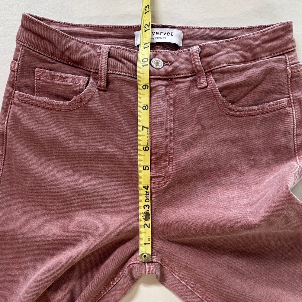 LOVERVET by Vervet High-Waist Boot Factory Fade Wine (29/9) - Picture 7 of 17